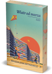 Mockup książki Wiatr od morza. Sztil