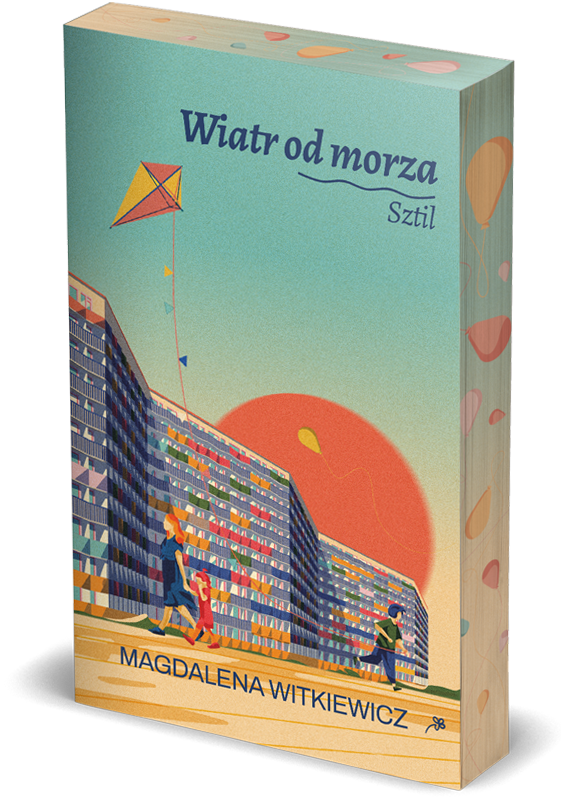 Wiatr od morza. Sztil Mockup książki Wiatr od morza. Sztil