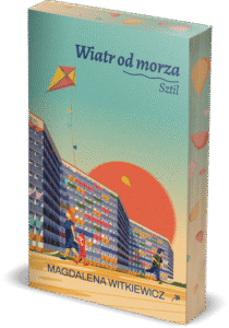Mockup książki Wiatr od morza. Sztil