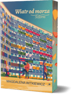 Mockup książki Wiatr od morza. Sztorm